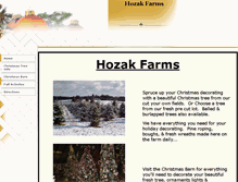 Tablet Screenshot of hozakfarms.com